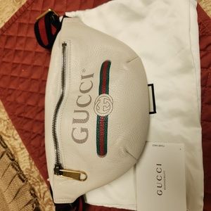 Gucci White Crossbody Bag